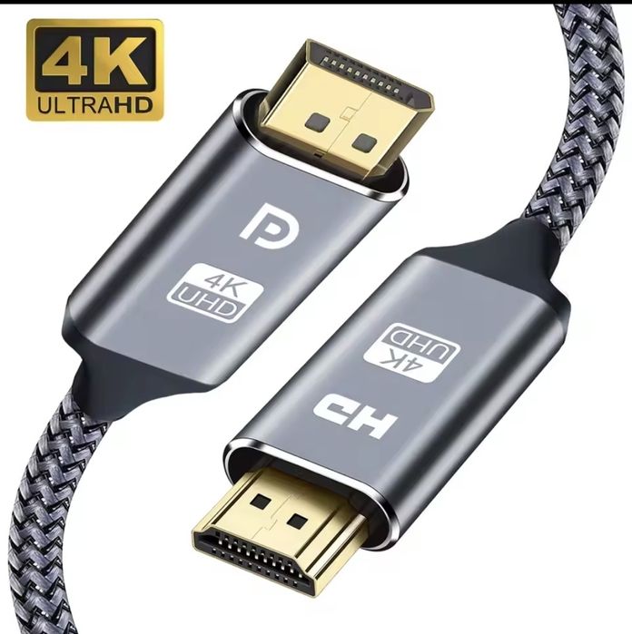 Kabel zgodny A DiSplayPort n Adapter 4K 30Hz DP na HD Port wyświetlacz