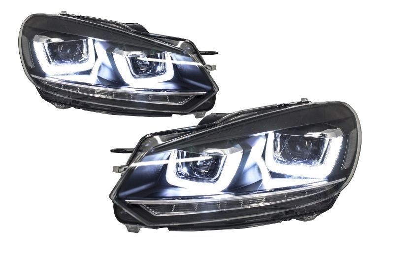 Faróis VW Golf VI 6 (2008 a 2012) Look Xenon H7