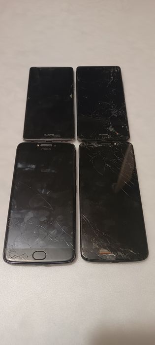 Huawei i Motorola.Uszkodzone telefony