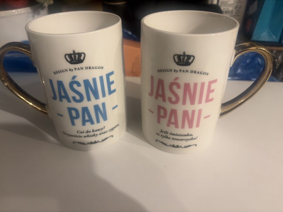 2 kubki do kawy komplet