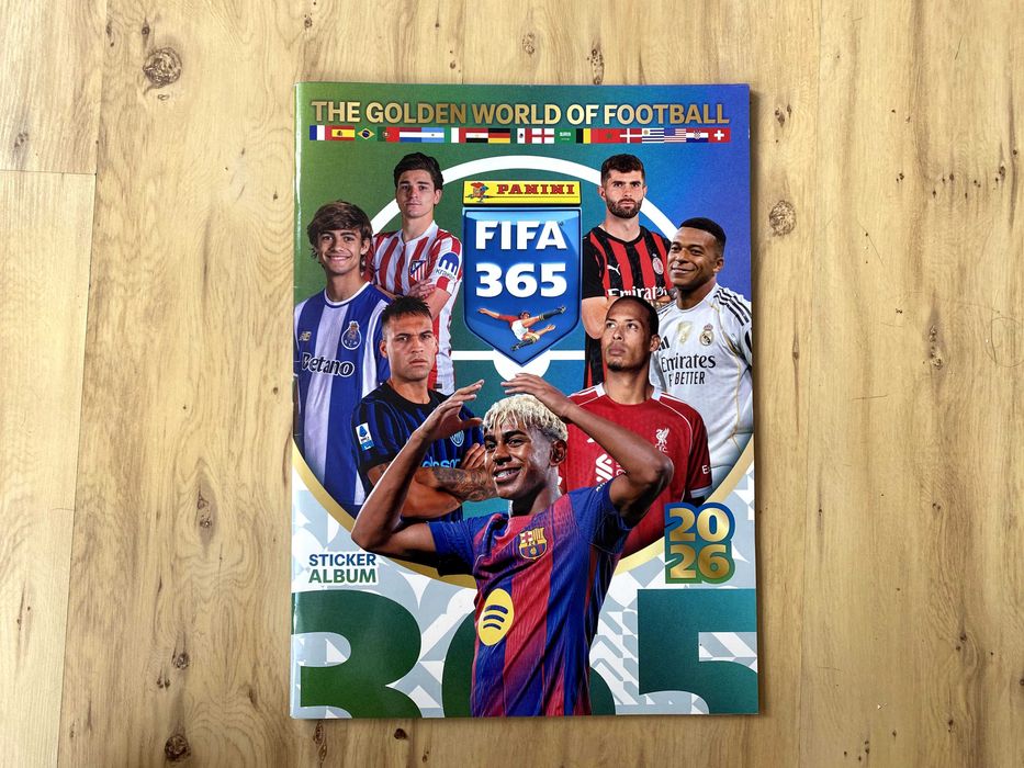 Panini FIFA 365 2026, album naklejek, zebrano 24%