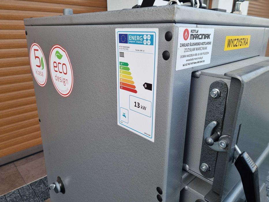 Kocioł Piec FENIKS UNI 13KW Solidna Konstrukcja