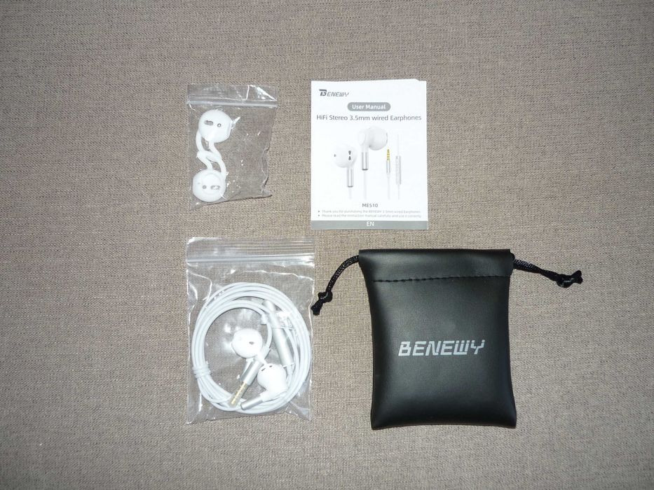 Słuchawki douszne przewodowe BENEWY