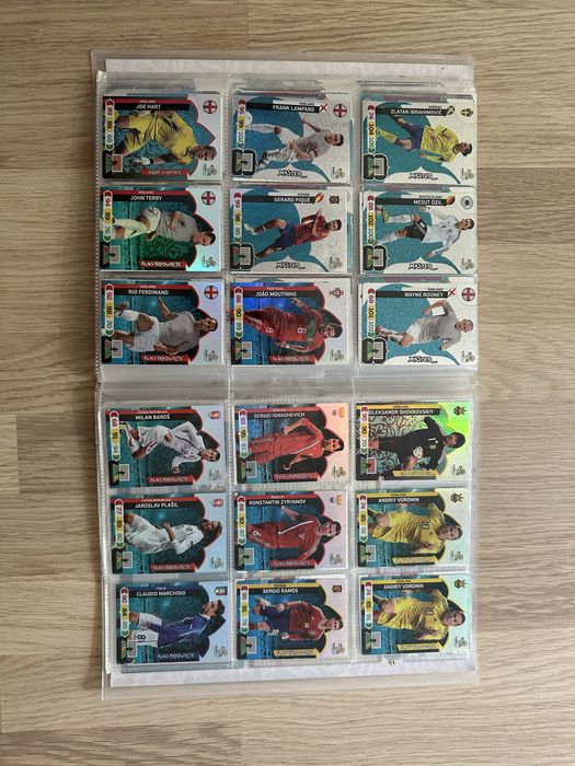 Klaser Panini Euro 2012 + UCL | Ronaldo Top Master, Lewandowski LE | Zestaw