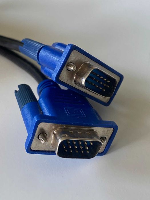 Kabel VGA-VGA video do monitora projektora przewód monitorowy dł. 1,8m