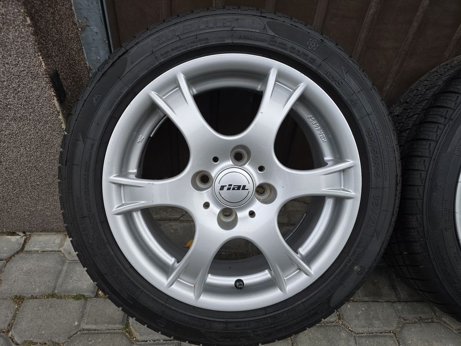 Felgi z oponami 195/50R15 Golf 3 4x100 Jetta Polo Lupo Opel Corsa