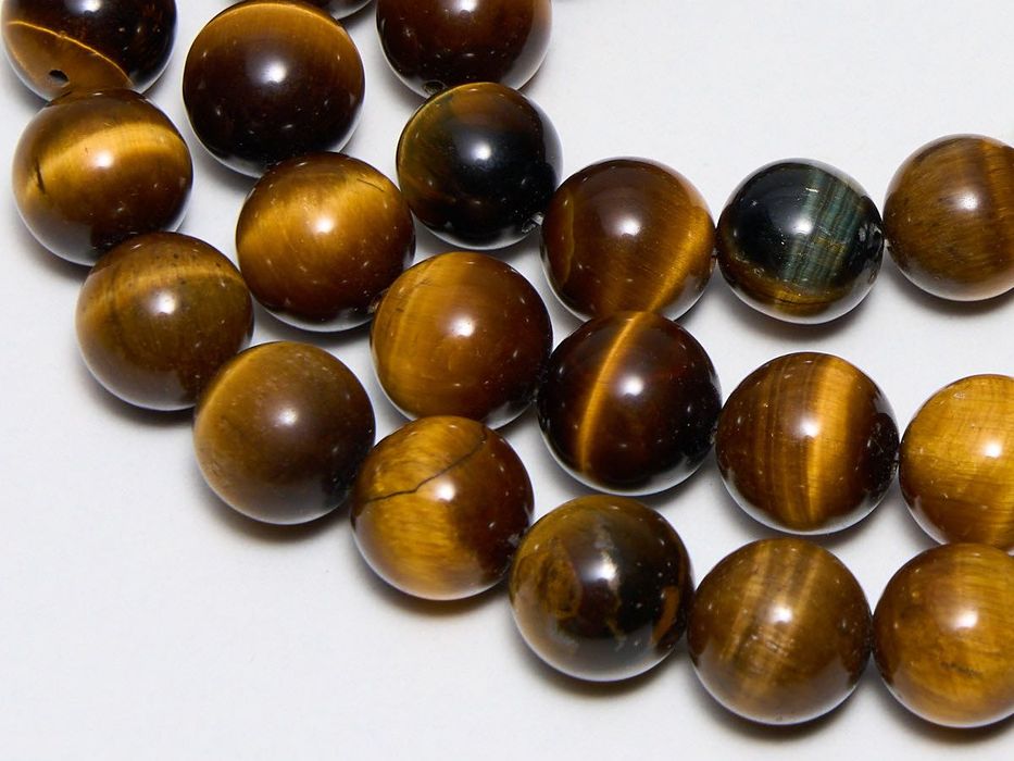 Colar em pedras Olho de Tigre