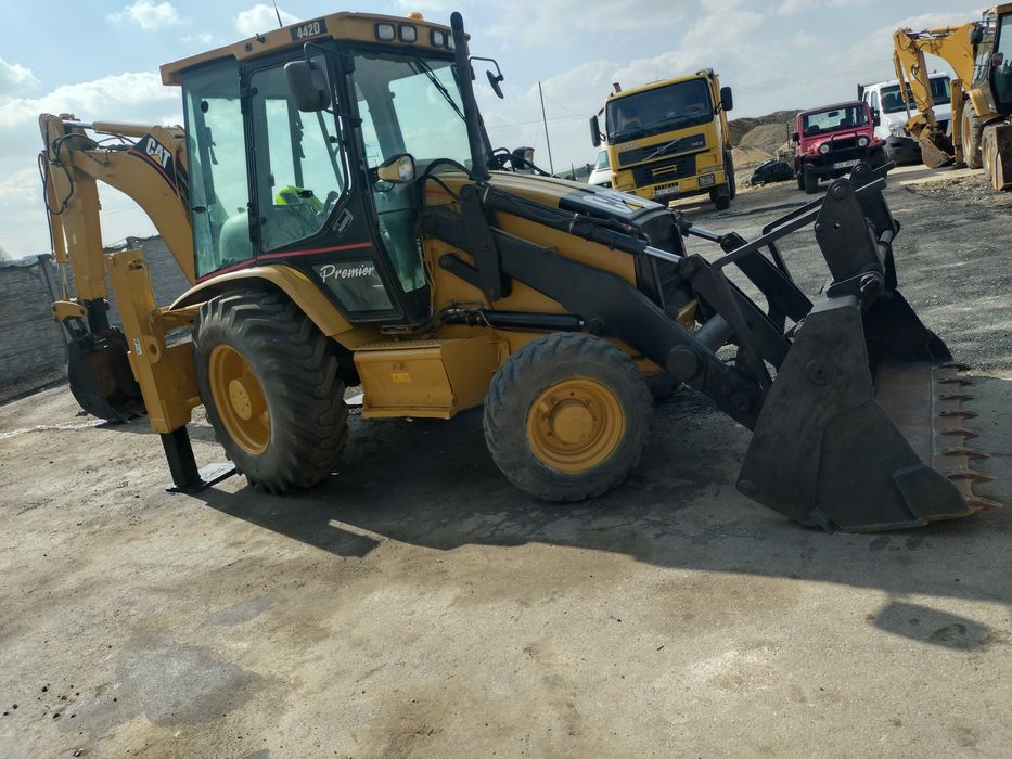 Cat 442D jak 432D E tylnia oś skrętna