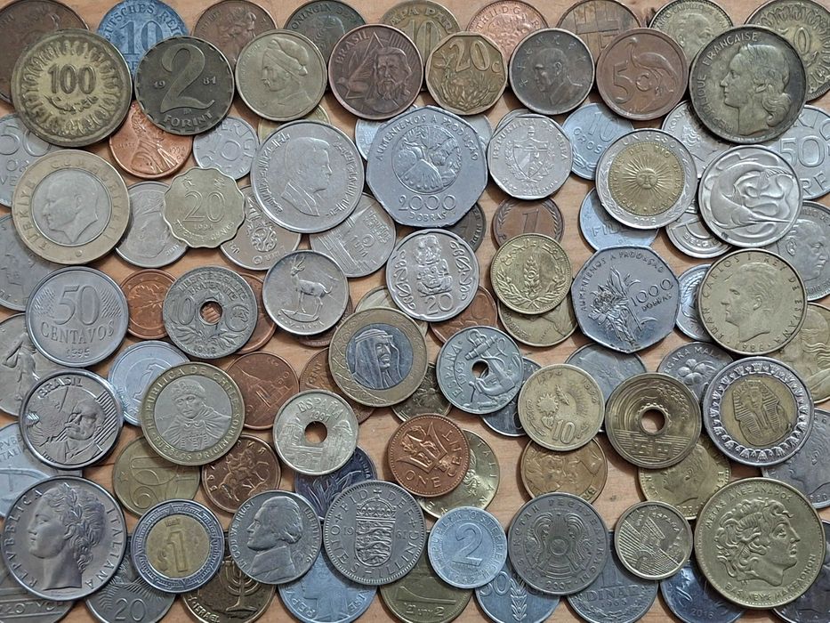 Монеты мира все континенты 100 шт без повторов №7