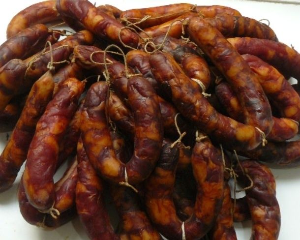 Chouriças artesanais receita...