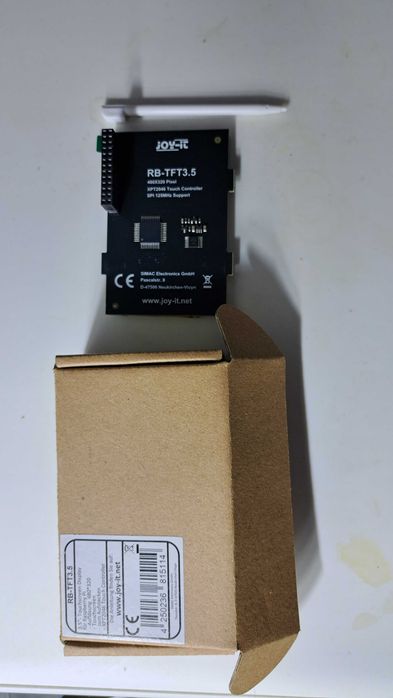 Display LCD 3,5'' 480x320 Touchscreen compatível com Raspberry Pi