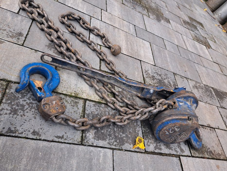 BRANO RZC-3,2T Wciągnik wciągarka zapadkowa łańcuchowa 3,2t + łańcuc