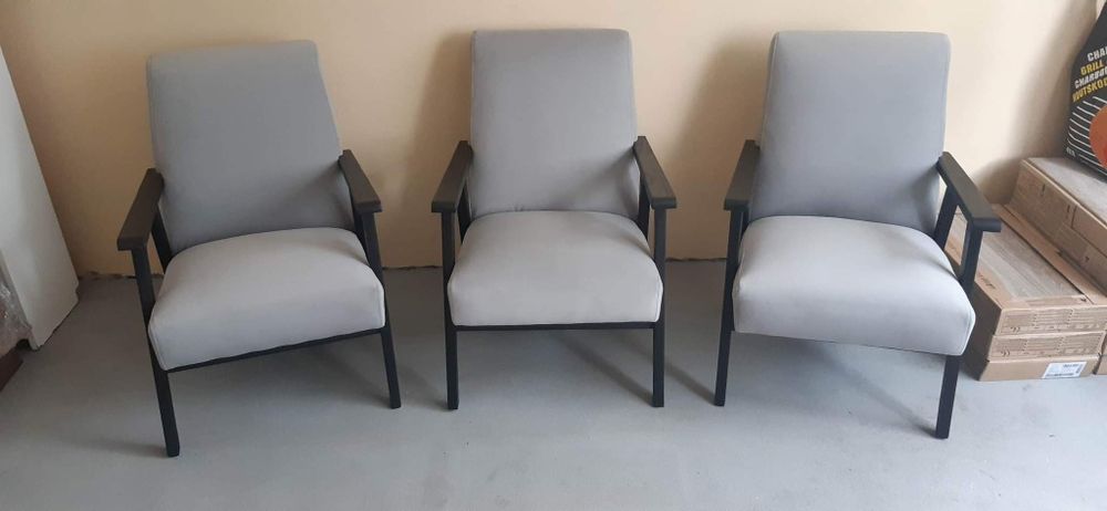 Fotel lisek PRL odnowiony