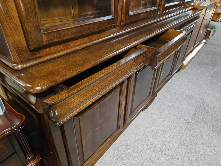 Grande móvel em madeira maciça para sala ou escritório - óptimo estad