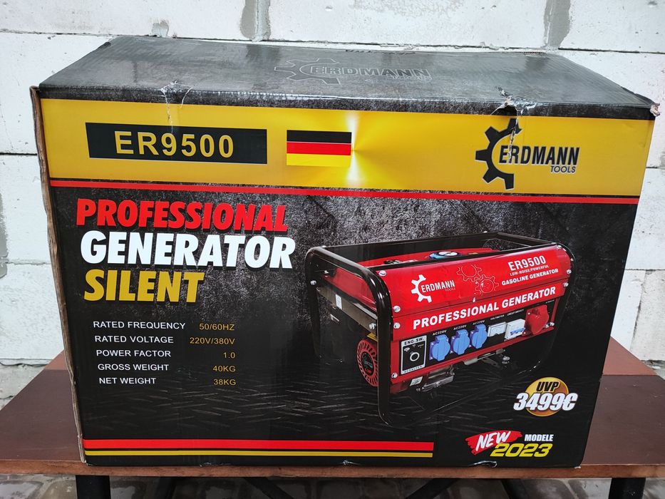 Генератор Erdmann ER9500 4,8 кВт