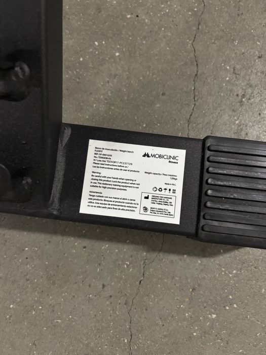 Foldable Weight Bench - Mobiclinic476354753196216322