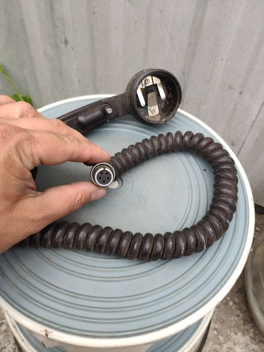 Stara słuchawka telefoniczna  zabytkowa