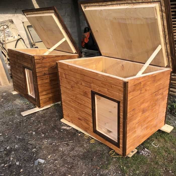 Будка 107, 127см утеплена | Кане Корсо, Алабая, Вівчарки | Великі буди