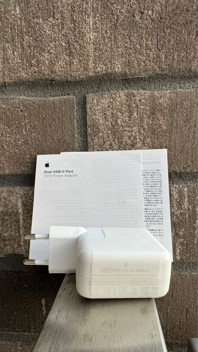 Zestaw Ladowarka 35W na 2 złacza Usb-C + Kabel Usb-C Usb-C 2M 240W