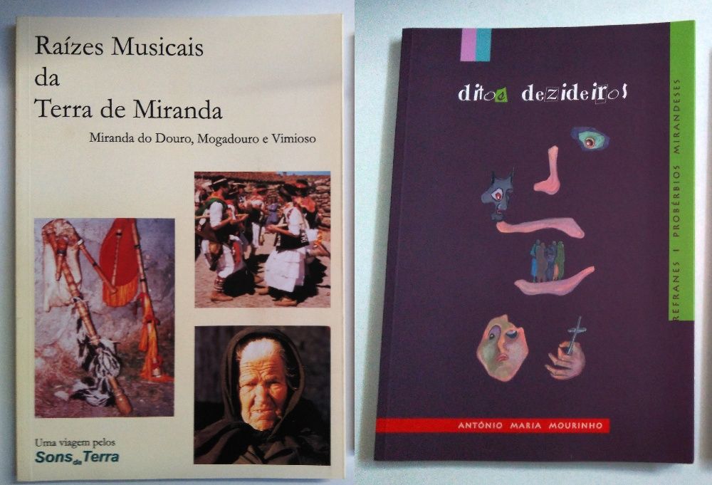 (1) Vários livros novos, mirandês, Terra Fria, Miranda do Douro