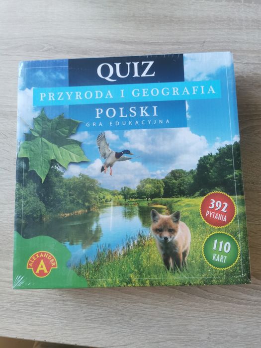Quiz przyroda i geografia Polski, nowy zafoliowany