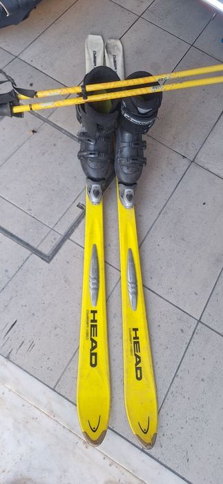 "Conjunto de Ski Completo HEAD Cyber X20 + Botas + Bastões".