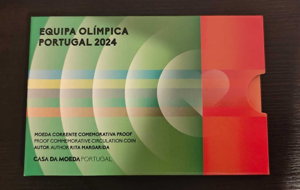 Moeda Comemorativa de 2€ PROOF - Equipa Olímpica 2024 (Colorida)