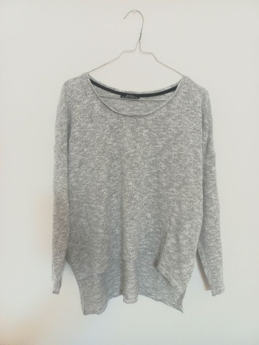 Camisola Cinza/Branco