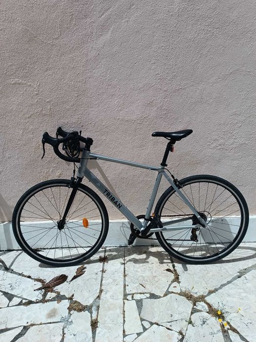 Bicicleta de estrada Homem RC100 Cinzento - TRIBAN