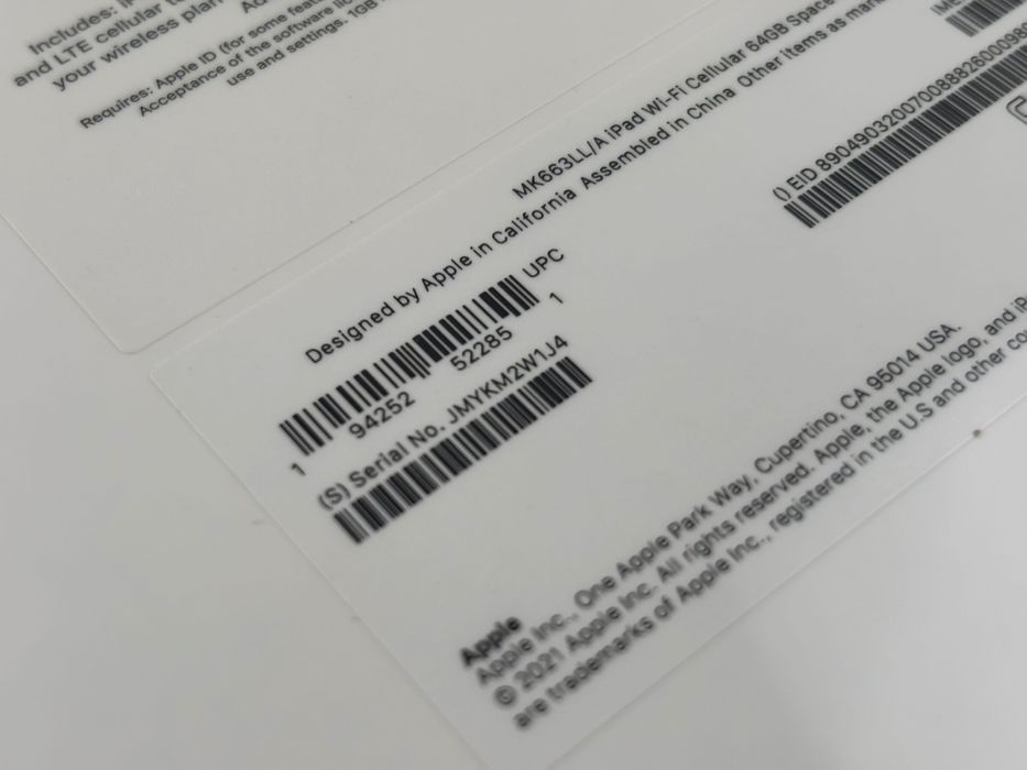 Новий Apple iPad 10.2' 9th gen 64gb LTE (sim) Space Gray гарант 1 рік