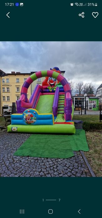 Dmuchance zjezdzalnia