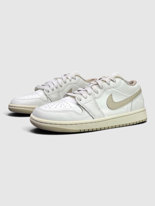 Buty Sportowe Nike Air Jordan 1 Low Kremowy Biały Rozmiar 38.5