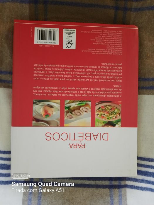 Livro cozinha para diabéticos