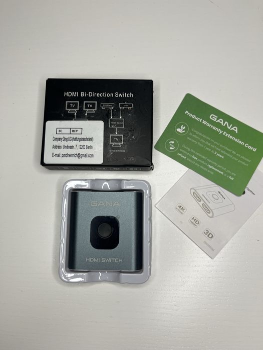 HDMI Switch 4k Rozdzielacz HDMI 2xHDMI