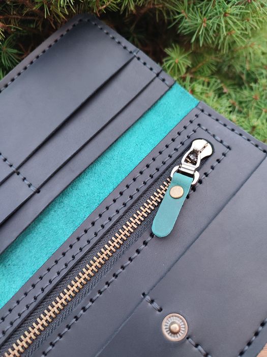 Шкіряний гаманець ручної роботи