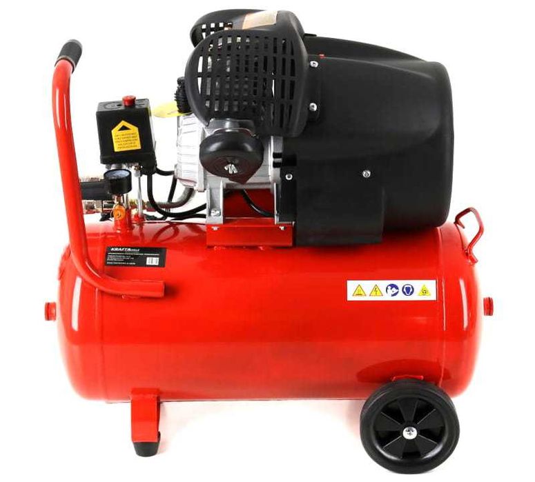 KRAFT&DELE Kompresor Olejowy 50l Sprężarka 2 Tłoki 230v 3kw KD1484
