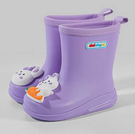 Дитячі гумові чобітки для хлопчиків та дівчаток 24-30