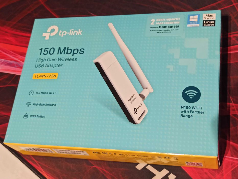 Wi-Fi адаптер TP-LINK TL-WN722N