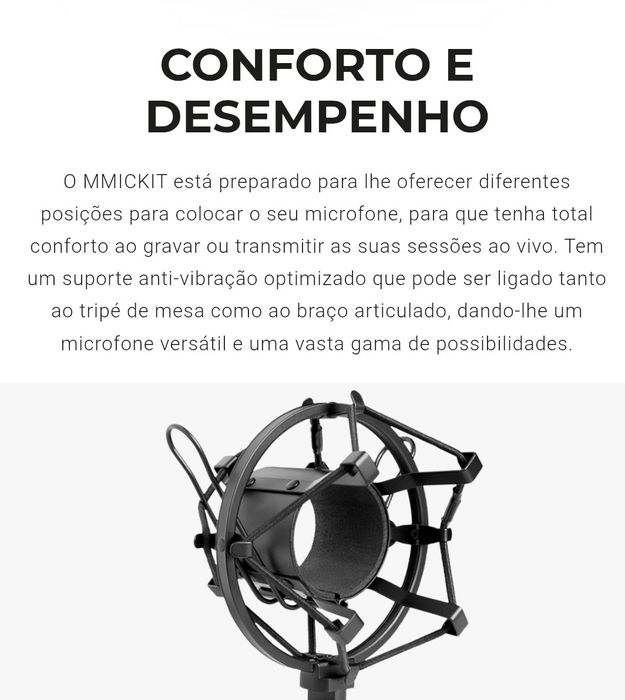 Microfone Profissional Mars Gaming 7 em 1