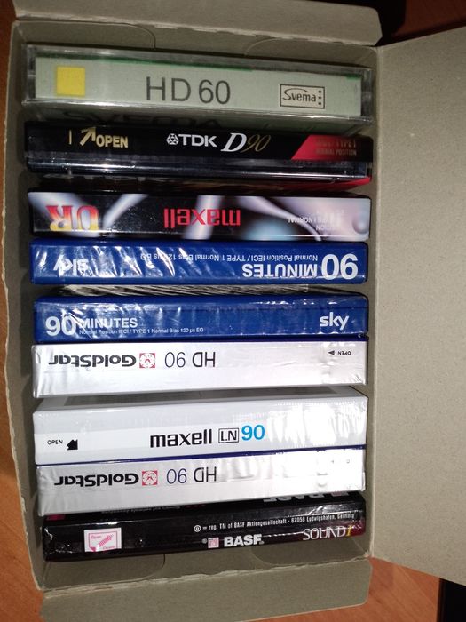 Аудіо касети Maxell, TDK, BASF та інші ЗАПАКОВАНІ