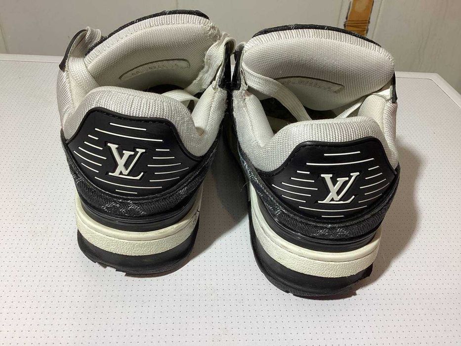 Кроссовки Louis Vuitton Denim Monogram Trainer размер 5