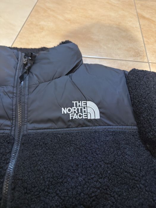 Czarna kurtka tnf nuptse 700 polarowa puchowa