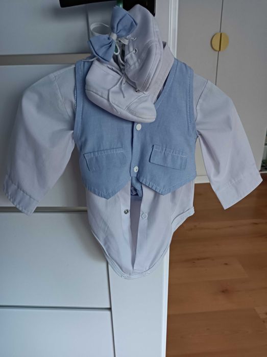 Ubranko do chrztu chłopiec 62/68 JESIEŃ/ZIMA