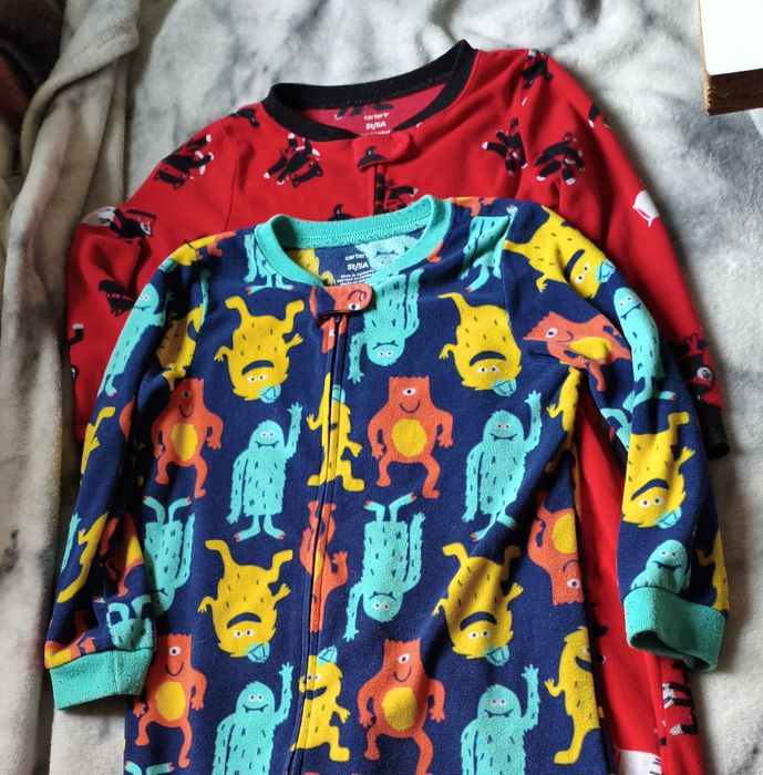 Чоловічок піжама флісова Carter's 5t