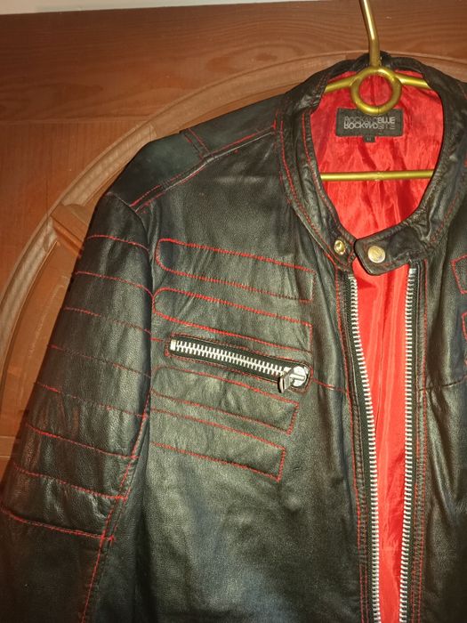Kurtka skórzana biker RockandBlue M
