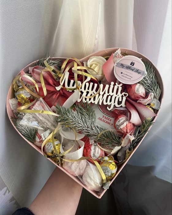 Бокс подарунок на новий рік, подарунок дівчині, подрузі, сестрі