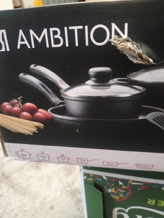 zestaw garnków Ambition Symphony 12 el nowy hit