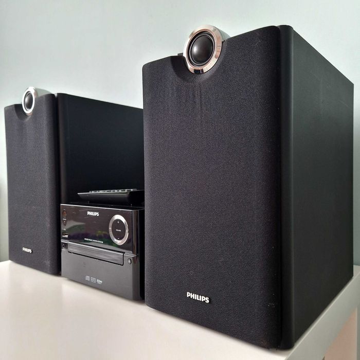 Philips 100W bluetooth MCM2150 kolumny MCi8080 wzmacniacz CD AUX USB