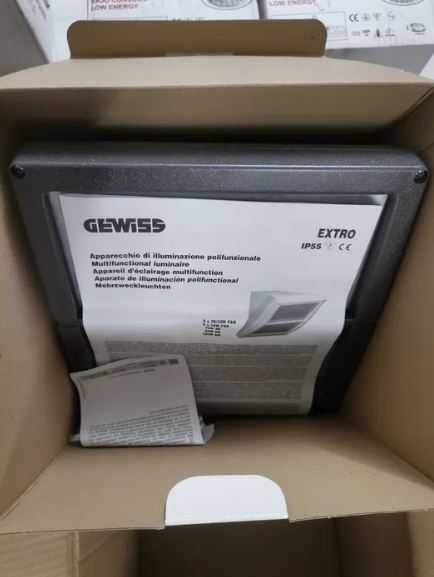Projetor de Iluminação EXTRO Gewiss Refª GW82281S 1x70watts