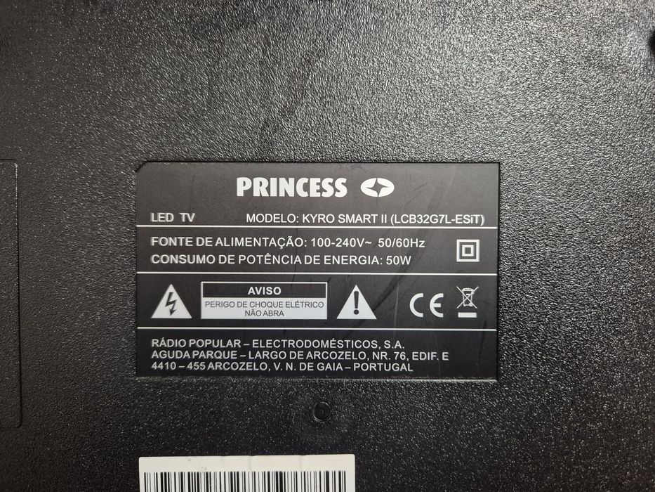 Peças TV Princess Kyro Smart II